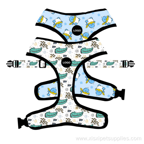 Comfort Neoprene Padded Pull Harnesses Reversible Dog